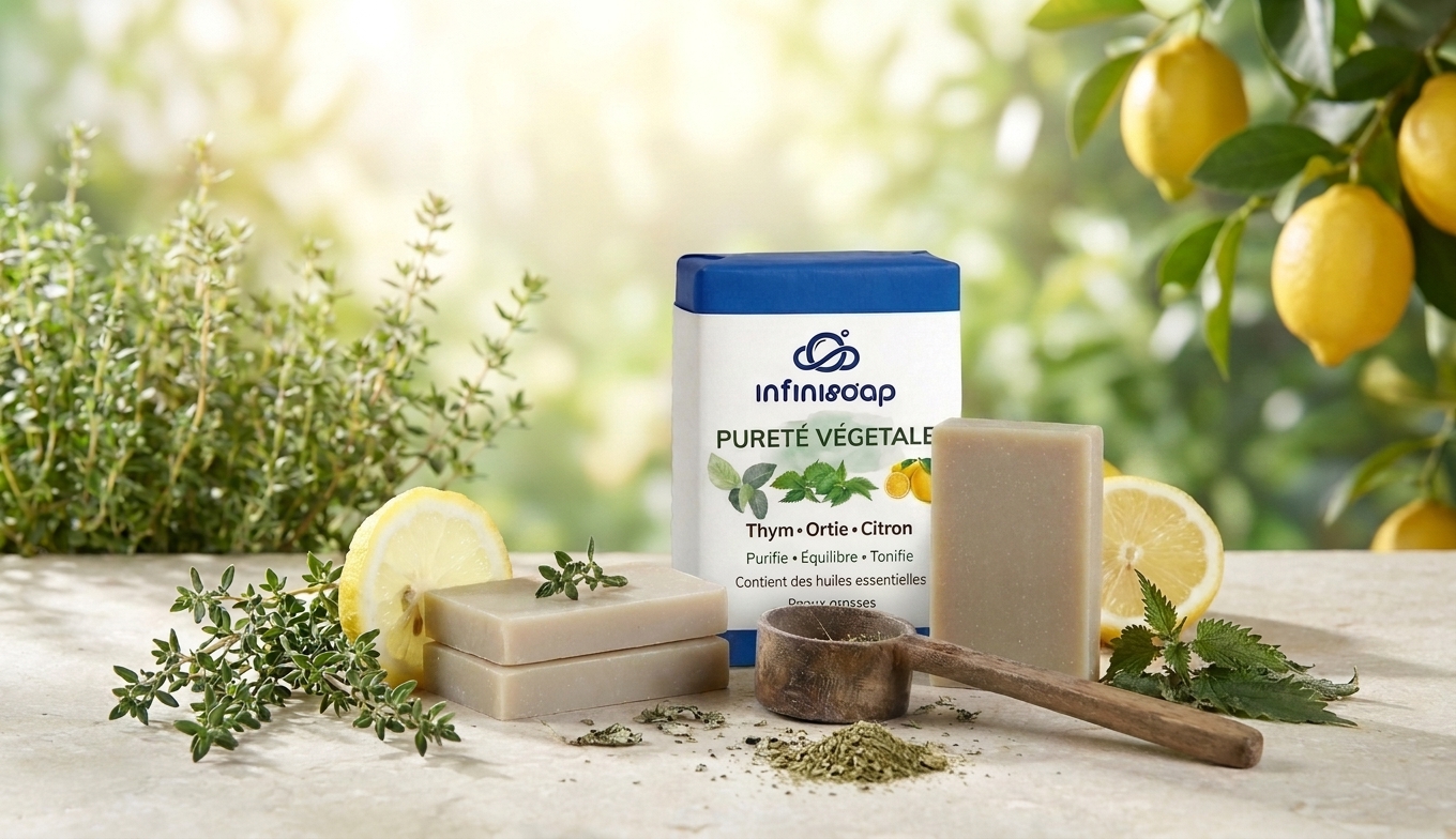 Pureté Végétale, Savon solide naturel et artisanal au format 100g