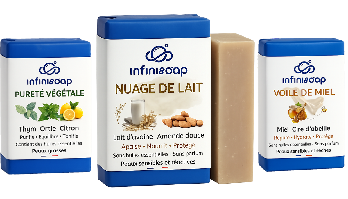 Des savons solides naturels et artisanaux déclinés à l'infini
